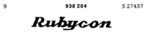 Rubycon Logo (DPMA, 12/13/1973)