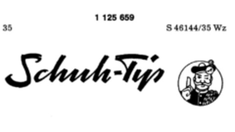 Schuh-Tip Logo (DPMA, 03.02.1988)