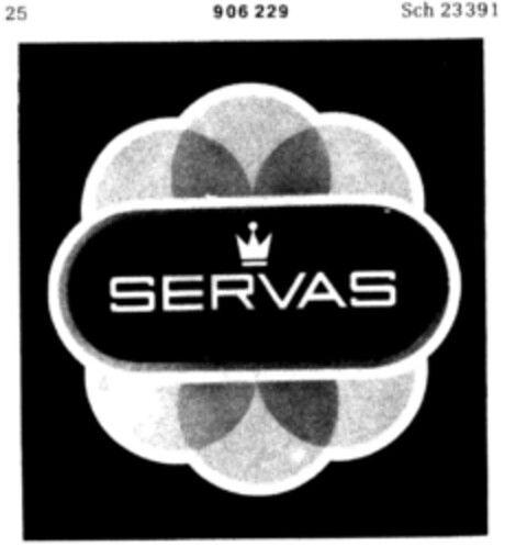 SERVAS Logo (DPMA, 25.04.1972)
