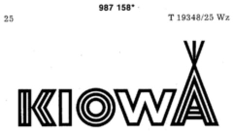 KIOWA Logo (DPMA, 05/04/1979)