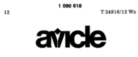 avicle Logo (DPMA, 25.09.1985)