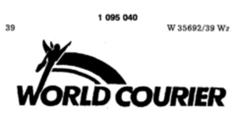 WORLD COURIER Logo (DPMA, 18.10.1985)