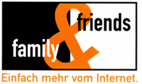 family & friends Logo (DPMA, 11/29/2000)