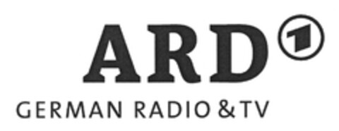 ARD 1 GERMAN RADIO & TV Logo (DPMA, 19.05.2008)