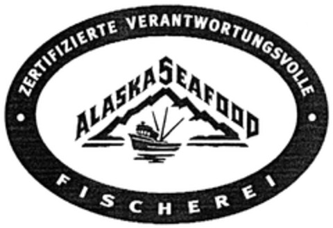 ALASKA SEAFOOD ZERTIFIZIERTE VERANTWORTUNGSVOLLE FISCHEREI Logo (DPMA, 03.04.2013)
