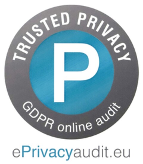 TRUSTED PRIVACY P GDPR online audit ePrivacyaudit.eu Logo (DPMA, 03.03.2018)