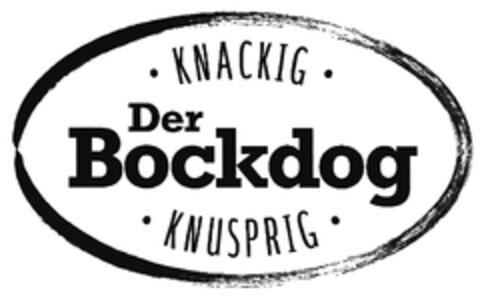 · KNACKIG · Der Bockdog · KNUSPRIG · Logo (DPMA, 16.12.2020)