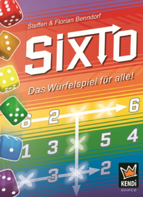 Steffen & Florian Benndorf SiXTO Das Würfelspiel für alle! Logo (DPMA, 17.11.2023)