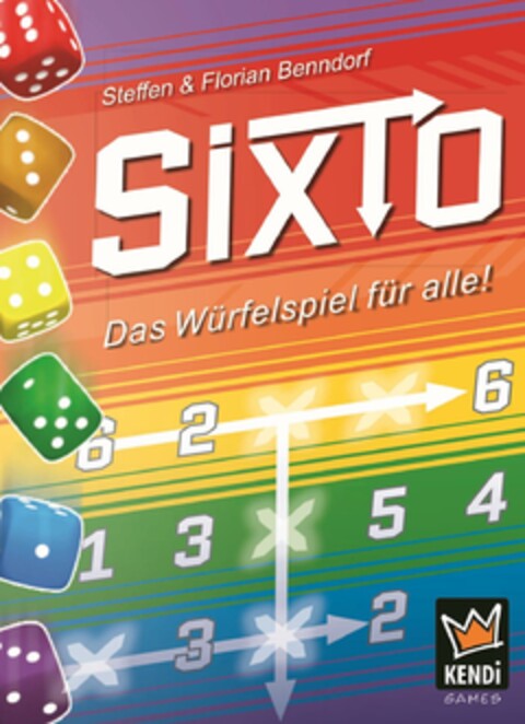 Steffen & Florian Benndorf SiXTO Das Würfelspiel für alle! Logo (DPMA, 11/17/2023)