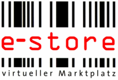 e-store virtueller Marktplatz Logo (DPMA, 22.01.2002)