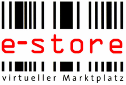 e-store virtueller Marktplatz Logo (DPMA, 01/22/2002)