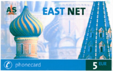 EAST NET phonecard 5EUR Logo (DPMA, 15.09.2003)