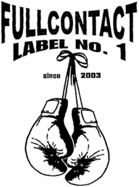 FULLCONTACT LABEL No. 1 since 2003 Logo (DPMA, 21.10.2004)