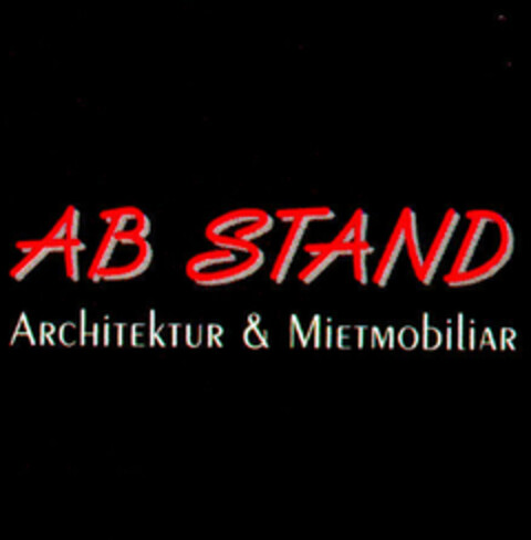 AB STAND  ARCHITEKTUR & MIETMOBILIAR Logo (DPMA, 05/06/1995)