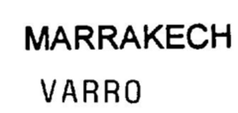 MARRAKECH VARRO Logo (DPMA, 14.07.1995)