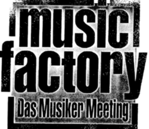 music  factory  Das Musiker Meeting Logo (DPMA, 30.08.1995)