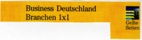 Business Deutschland Branchen 1x1 Logo (DPMA, 28.11.1997)