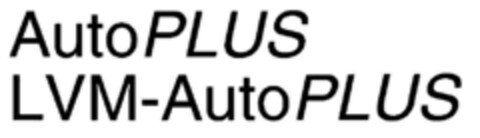 AutoPLUS LVM-AutoPLUS Logo (DPMA, 11.04.1998)