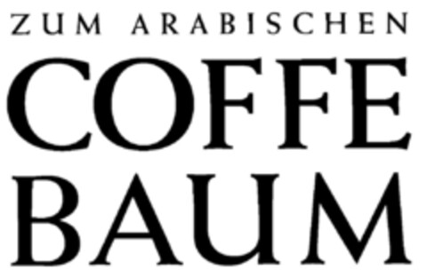 ZUM ARABISCHEN COFFE BAUM Logo (DPMA, 29.01.1999)