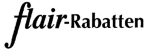 flair-Rabatten Logo (DPMA, 10.02.1999)