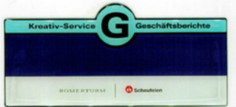 Kreativ-Service Geschäftsberichte Logo (DPMA, 02/26/1999)