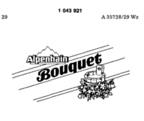 Alpenhain Bouquet Logo (DPMA, 05/13/1982)