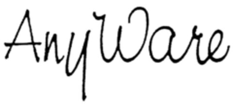 ANY WARE Logo (DPMA, 05.09.1990)