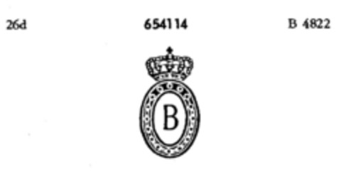 B Logo (DPMA, 10.03.1952)