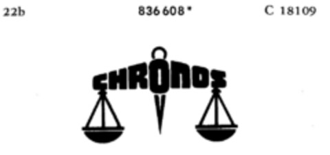 CHRONOS Logo (DPMA, 11.04.1967)