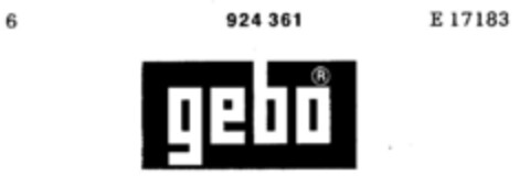 gebo Logo (DPMA, 05.10.1973)