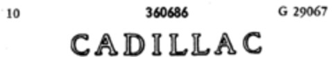 CADILLAC Logo (DPMA, 13.04.1926)