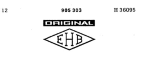 ORIGINAL EHB Logo (DPMA, 21.10.1971)