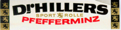 Dr. HILLERS PFEFFERMINZ Logo (DPMA, 10.12.1974)