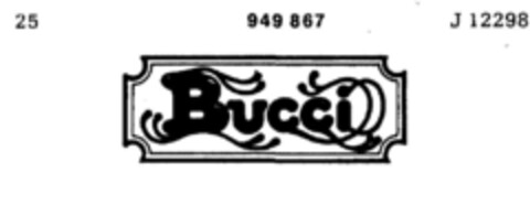 Bucci Logo (DPMA, 04.11.1975)