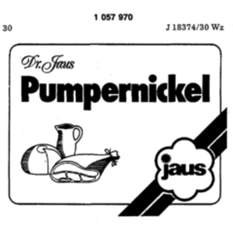 Pumpernickel jaus Dr.Jaus Logo (DPMA, 06/10/1983)