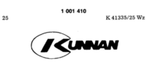 KUNNAN Logo (DPMA, 04.10.1979)