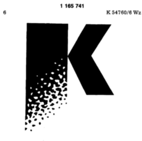 K Logo (DPMA, 24.07.1989)