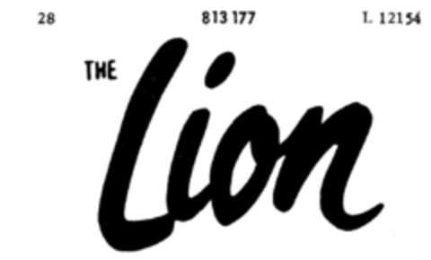 THE Lion Logo (DPMA, 01.04.1964)