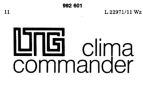 LTG clima commander Logo (DPMA, 03.02.1979)