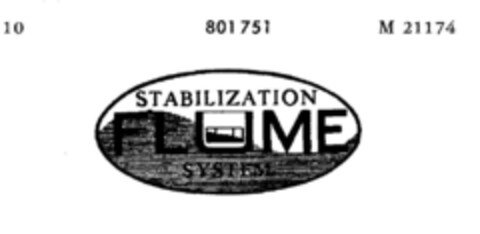 STABILIZATION FLUME SYSTEM Logo (DPMA, 07.06.1963)