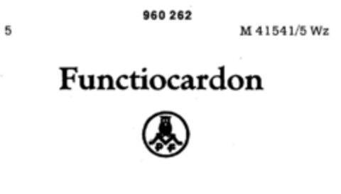 Functiocardon Logo (DPMA, 03/20/1976)