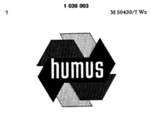 humus Logo (DPMA, 15.10.1981)