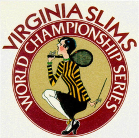 VIRGINIA SLIMS WORLD CHAMPIONSHIP SERIES Logo (DPMA, 03/25/1983)