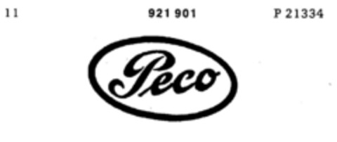 Peco Logo (DPMA, 04/18/1973)