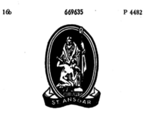 ST. ANSGAR Logo (DPMA, 24.05.1954)