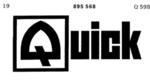 Quick Logo (DPMA, 22.12.1967)