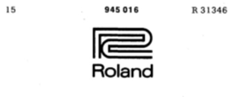 Roland Logo (DPMA, 30.08.1974)