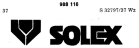 SOLEX Logo (DPMA, 02.04.1979)