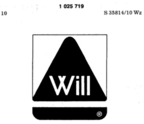 Will Logo (DPMA, 13.01.1981)