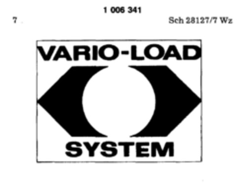 VARIO-LOAD SYSTEM Logo (DPMA, 09/19/1979)